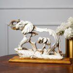 Buy Feng Shui - Elephant showpiece Online (Wooden base)